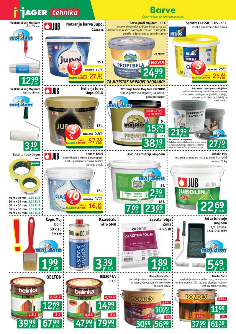 Jager katalog - Tehnika