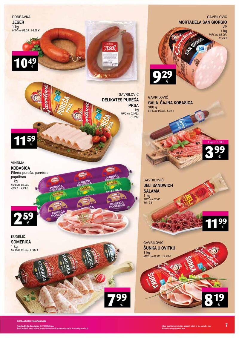 Trgovina Krk kataloška akcija