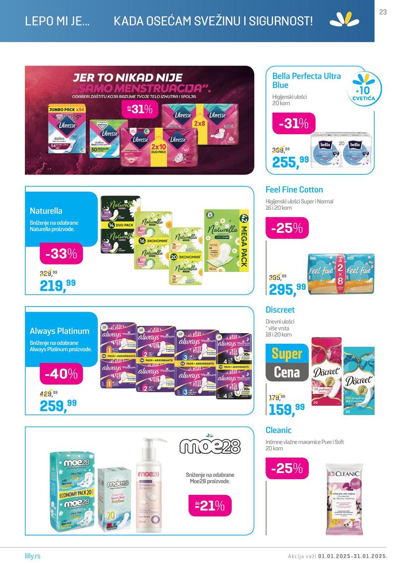 Lilly Drogerie katalog akcija