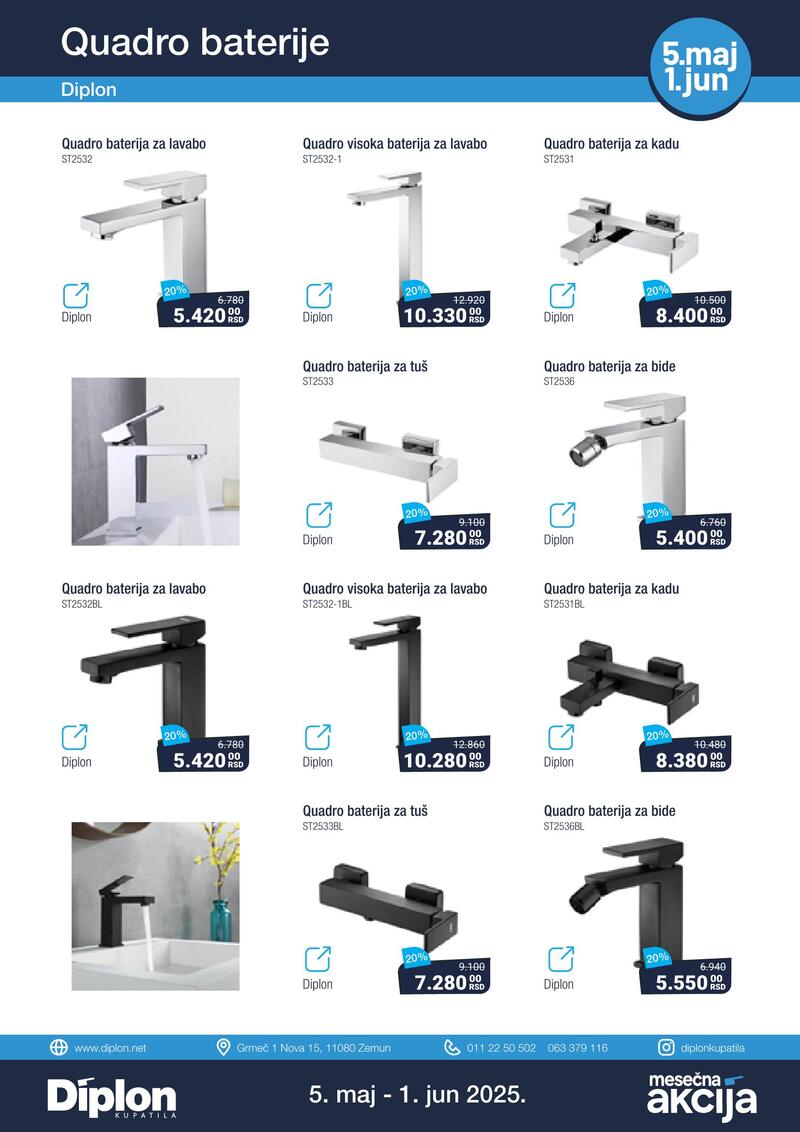 Diplon kupatila katalog akcija