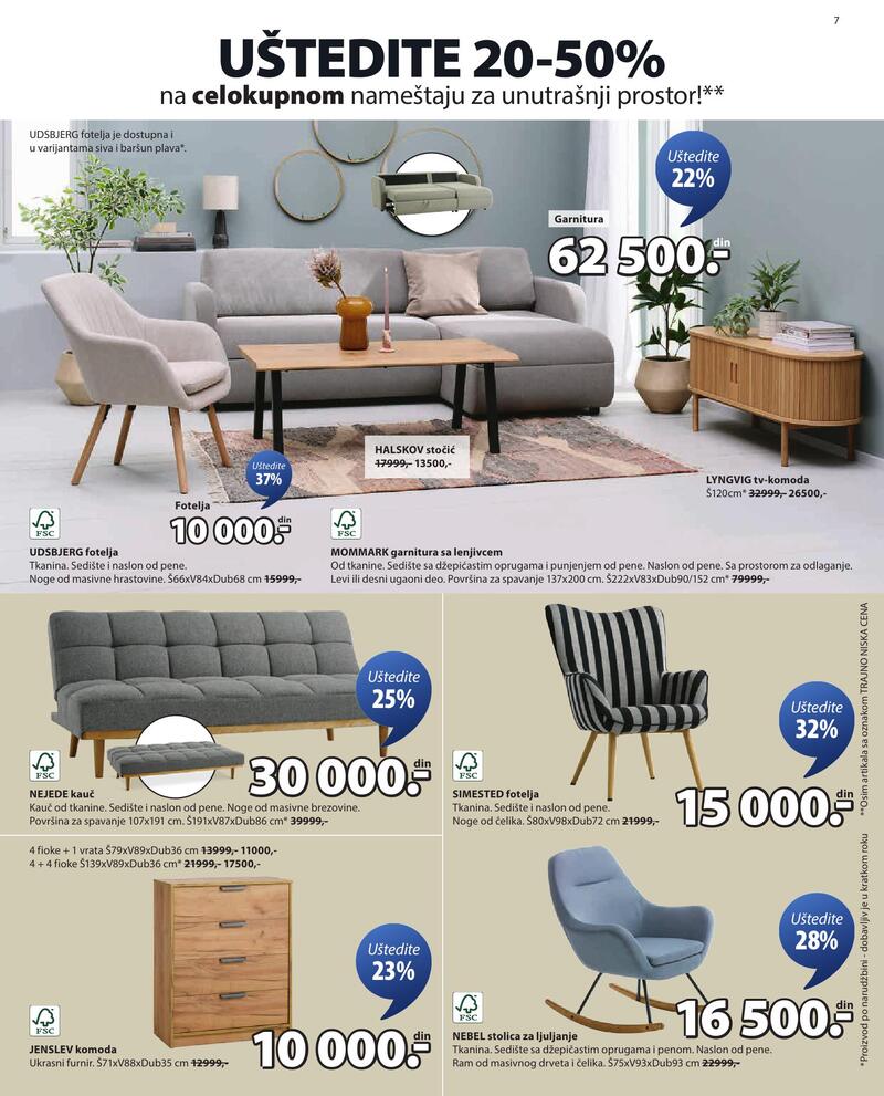 JYSK katalog nameštaj