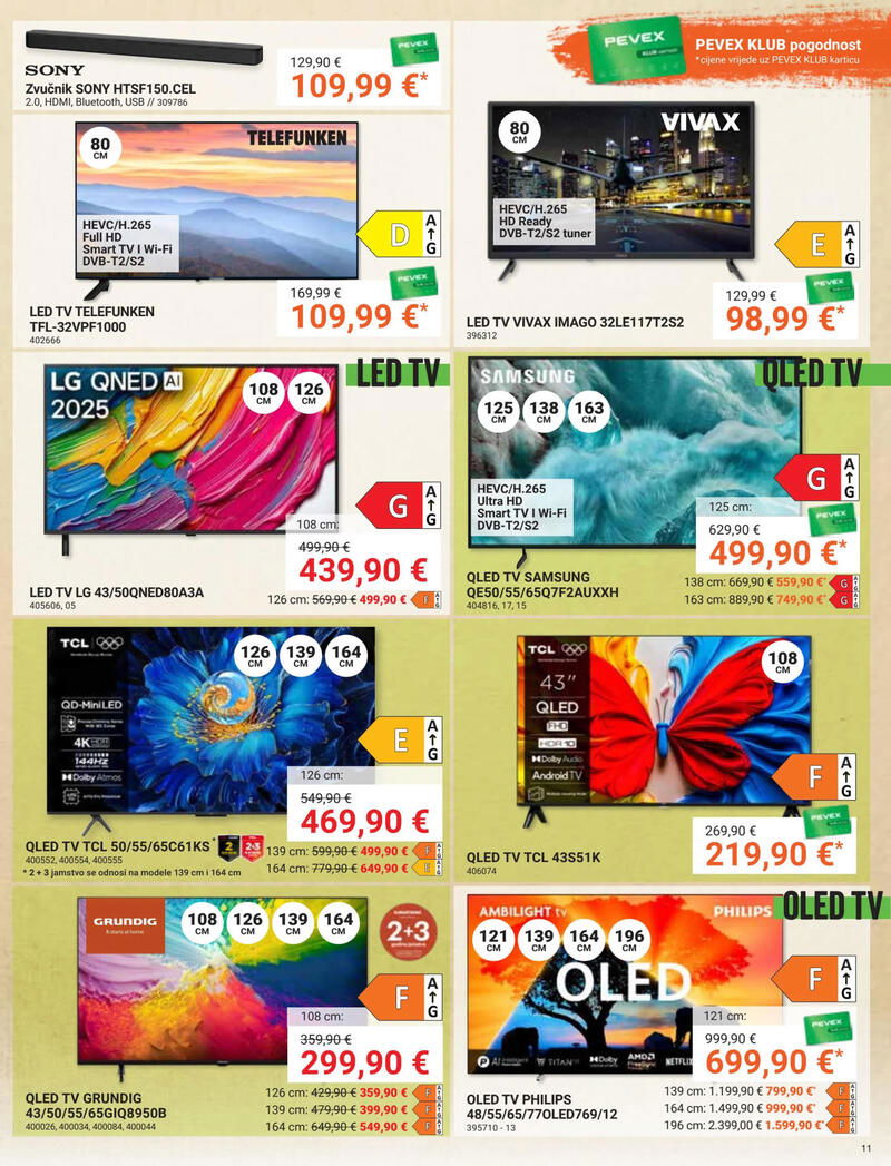 Pevex kataloška akcija