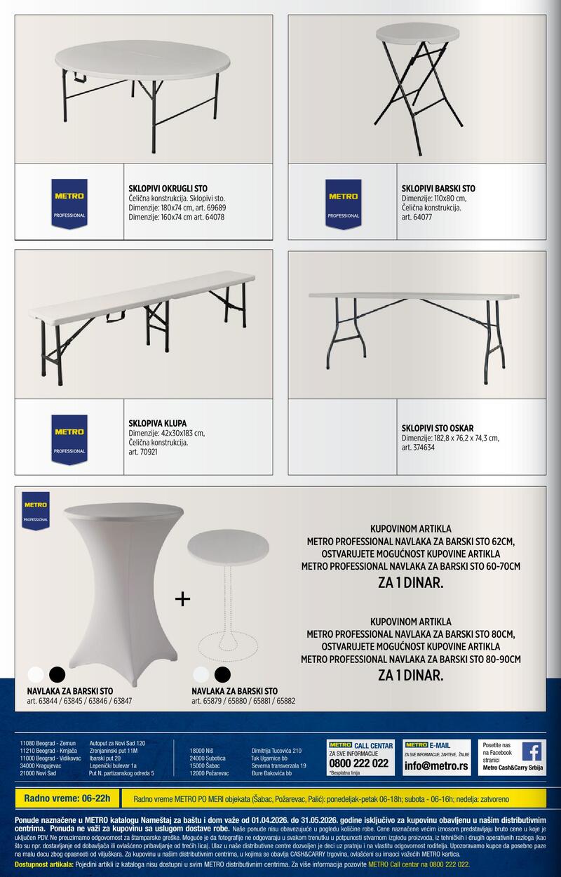 Metro katalog na otvorenom