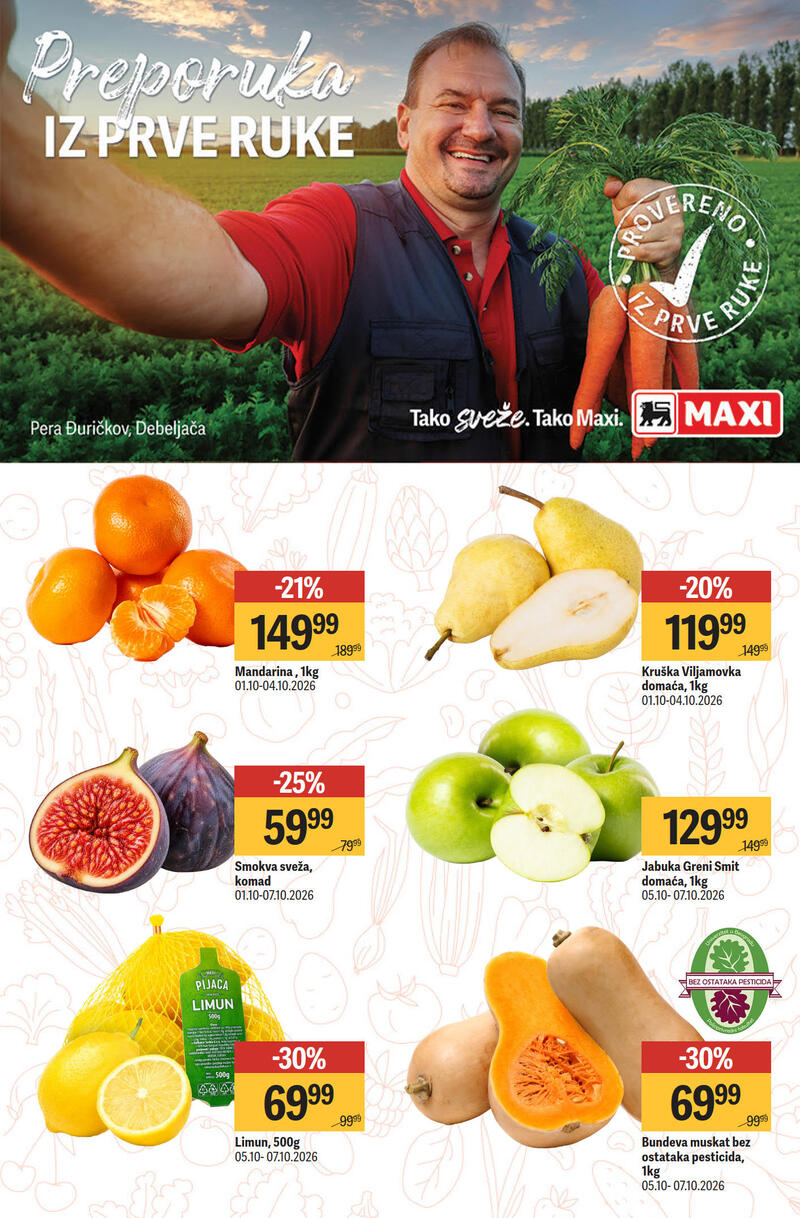 Maxi katalog – Nedeljna akcija