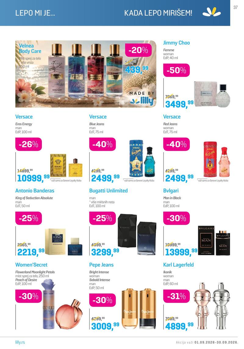 Lilly Drogerie katalog akcija