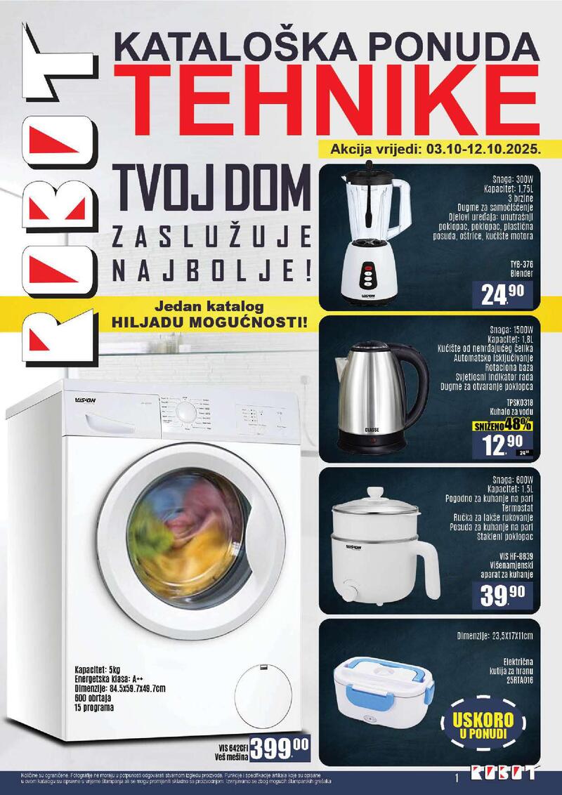 Robot kataloška ponuda tehnike