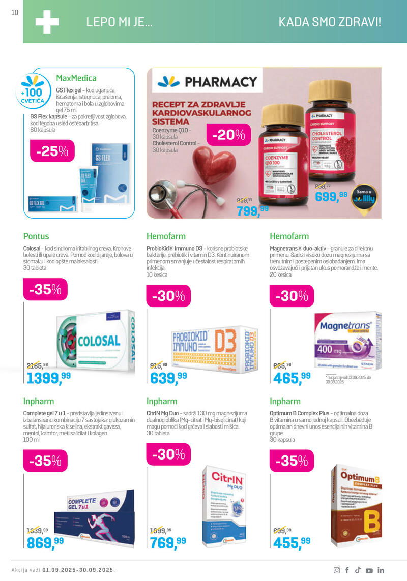 Lilly Drogerie katalog akcija