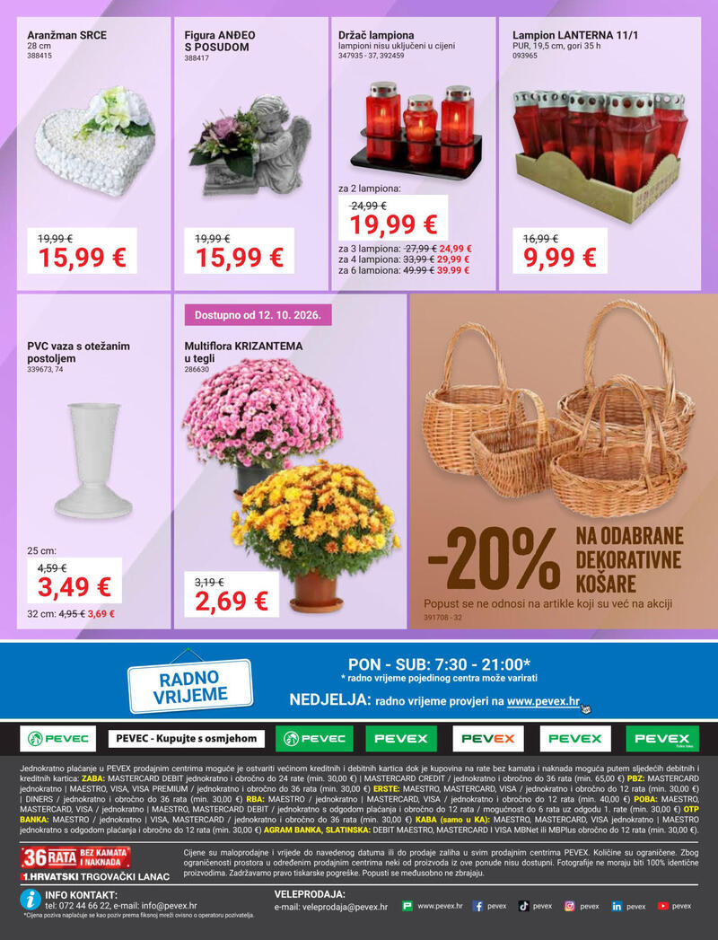Pevex katalog - Mjesečna akcija