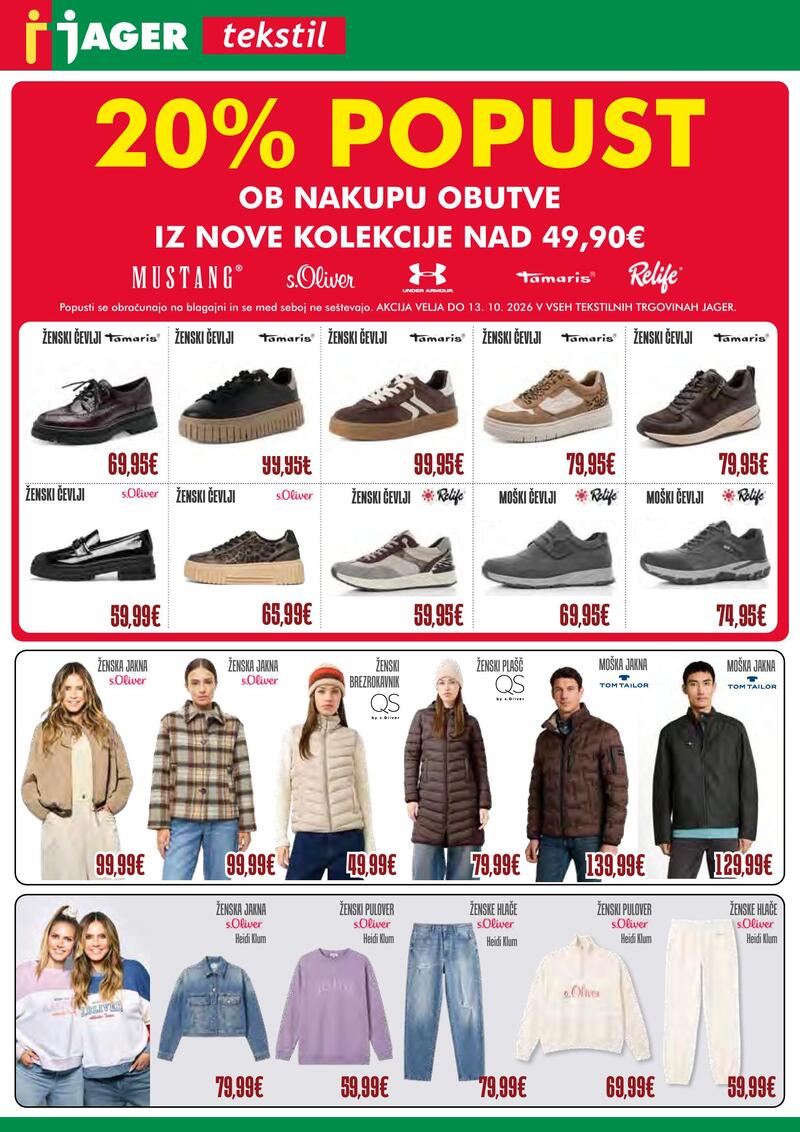 Jager katalog akcija Katalog tekstil
