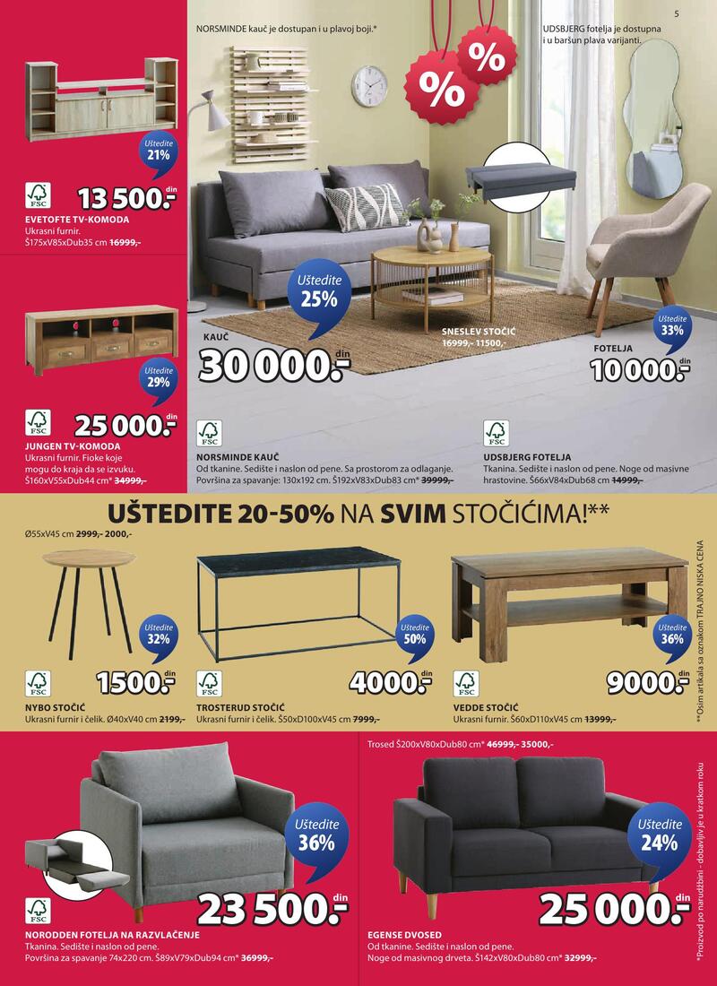 JYSK katalog nameštaj