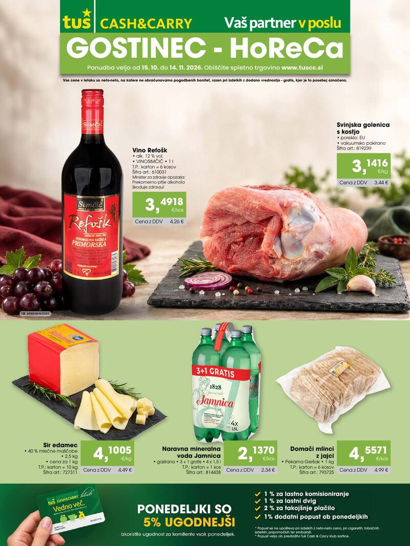 Tuš Cash & Carry katalog - Gostinec