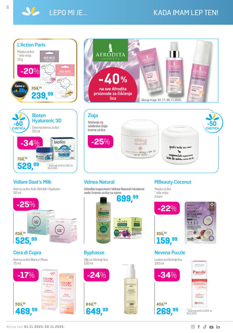 Lilly Drogerie katalog akcija