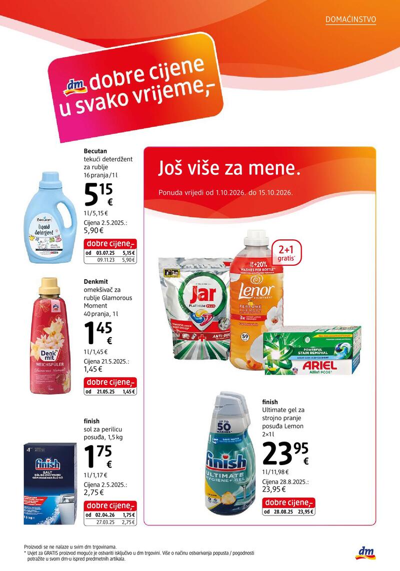 DM katalog - Mjesečna akcija