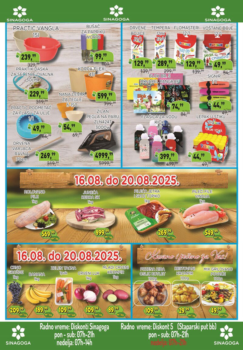 Sinagoga katalog akcija