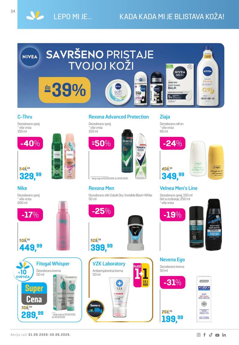 Lilly Drogerie katalog akcija