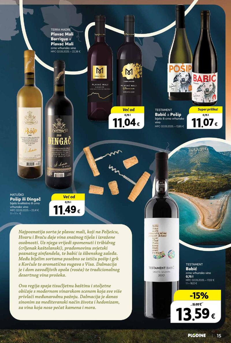 Plodine katalog vina i delicije