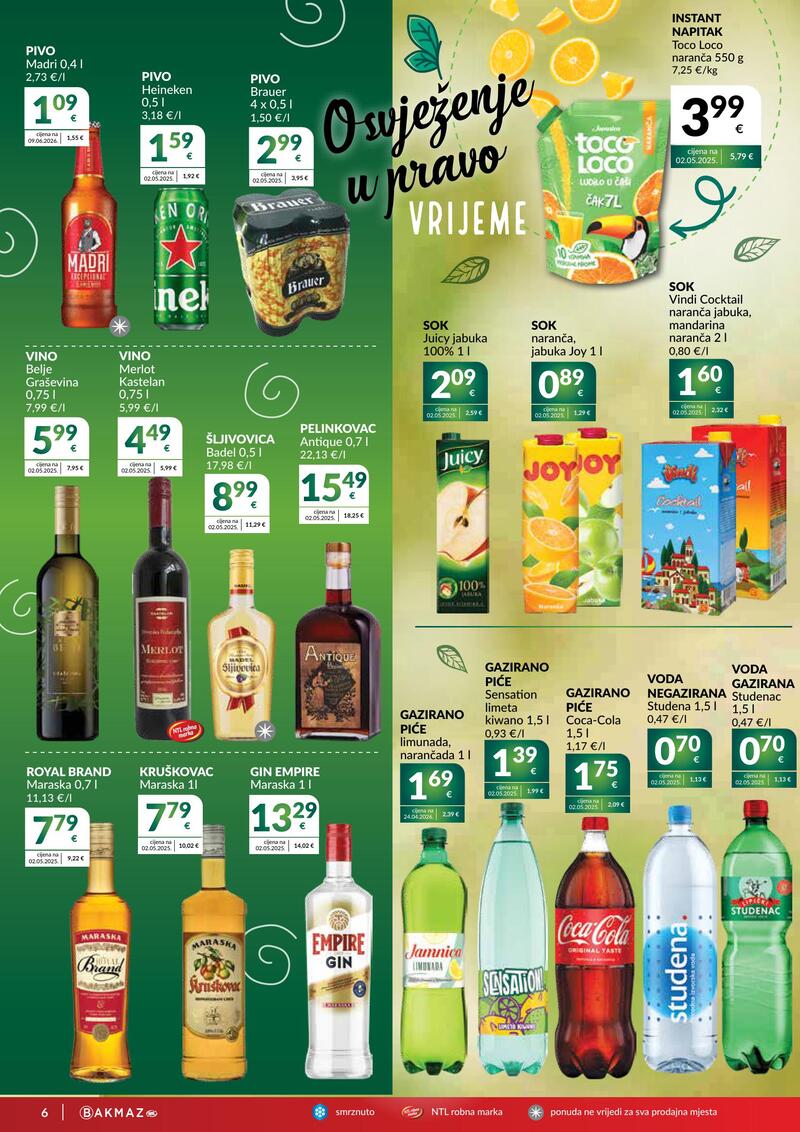 Bakmaz katalog - Tjedna ponuda