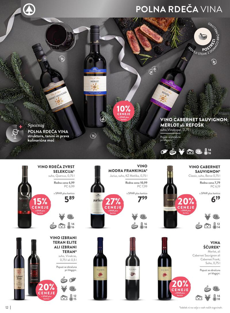 Spar katalog vino