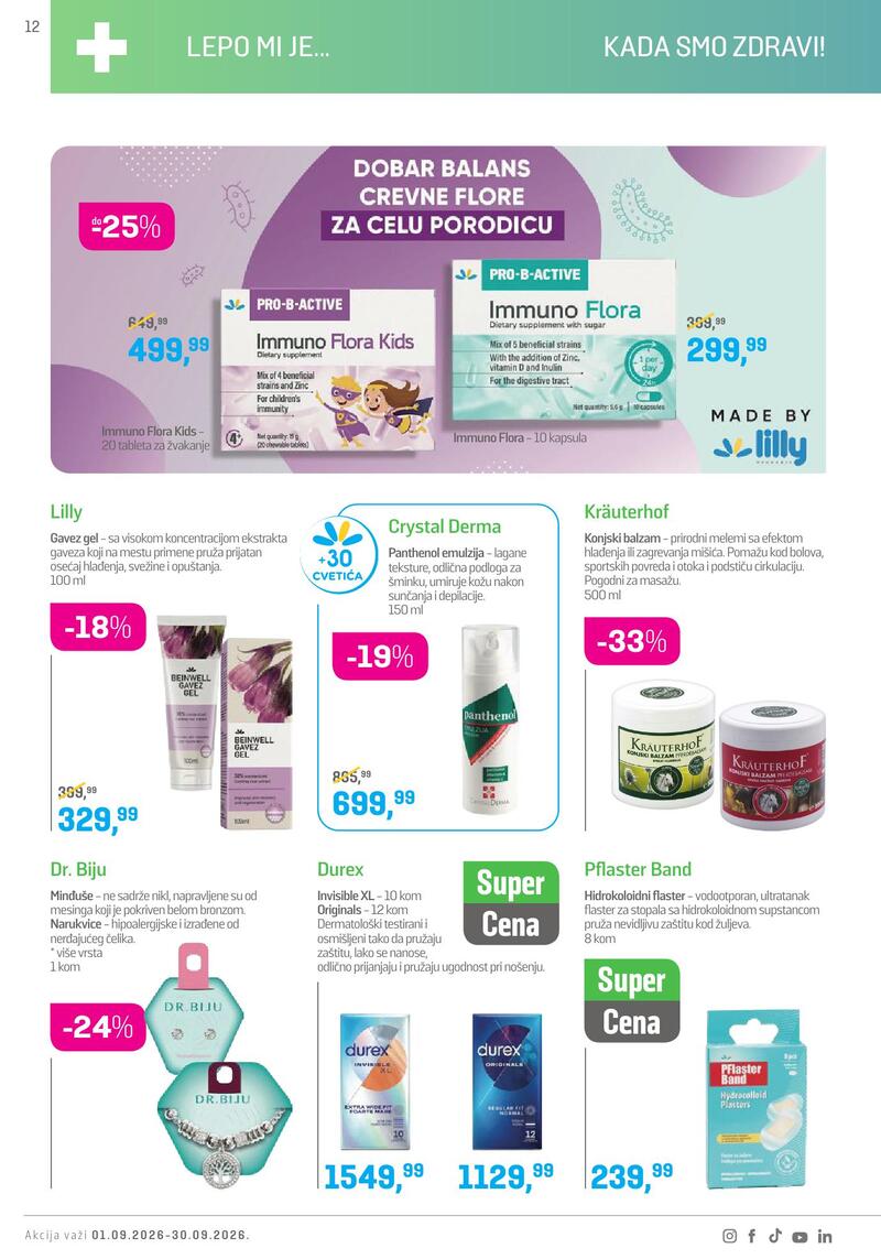 Lilly Drogerie katalog akcija