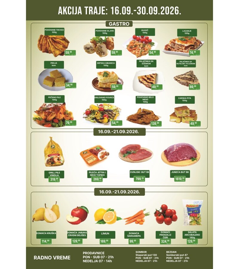 Sinagoga katalog akcija