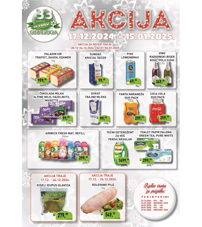 Sinagoga katalog akcija