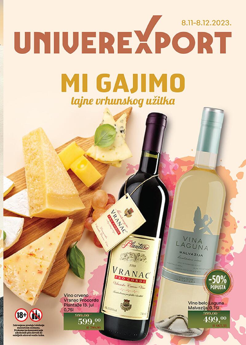 Univerexport katalog vina
