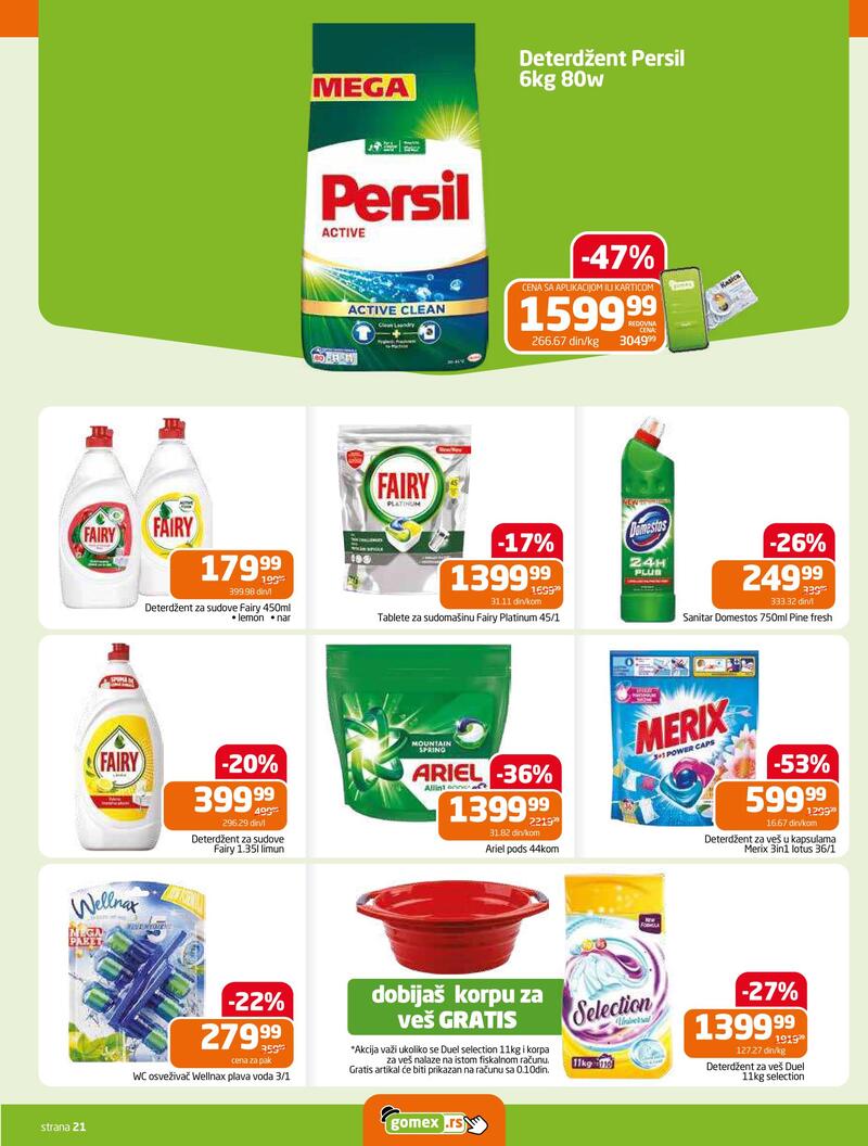 Gomex katalog nedeljna top ponuda