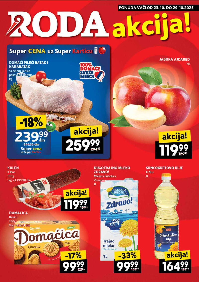 Roda katalog nedeljna akcija