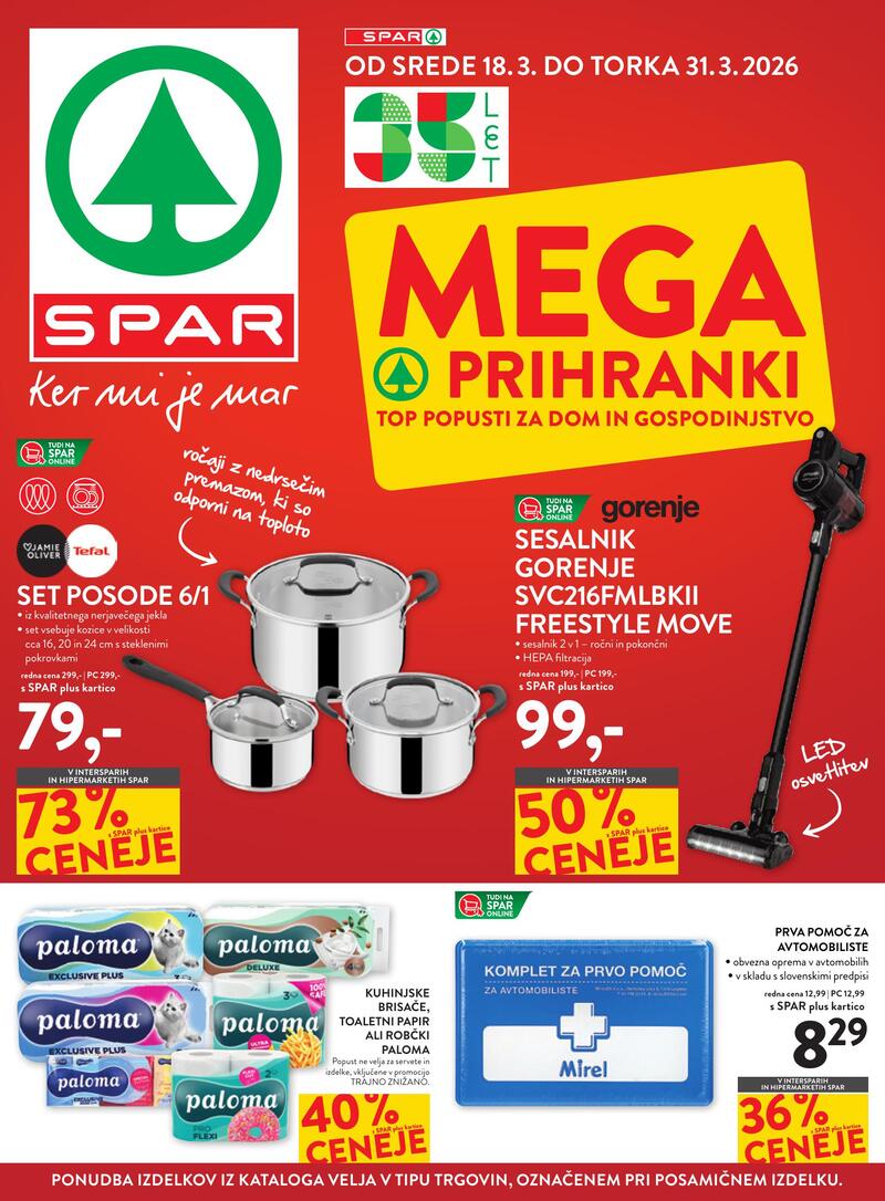 Spar katalog akcija Mega prihranki