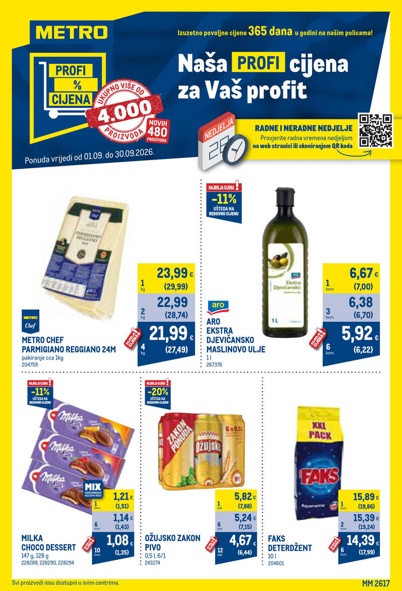 Metro katalog akcija Profi cijena