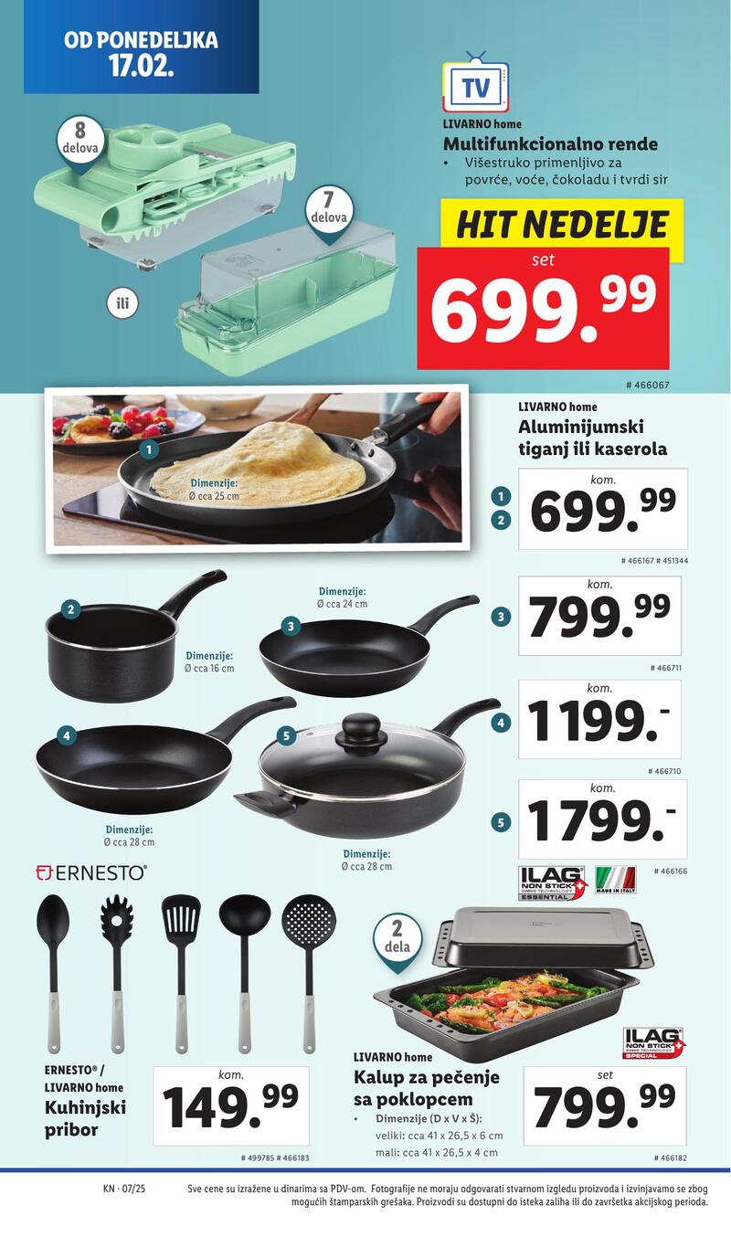 Lidl katalog akcija neprehrana