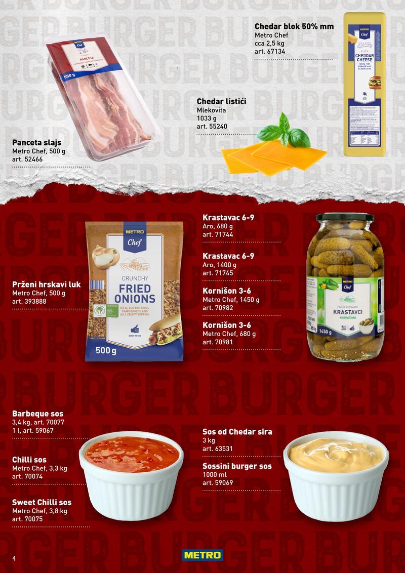 Metro sve za savršen burger