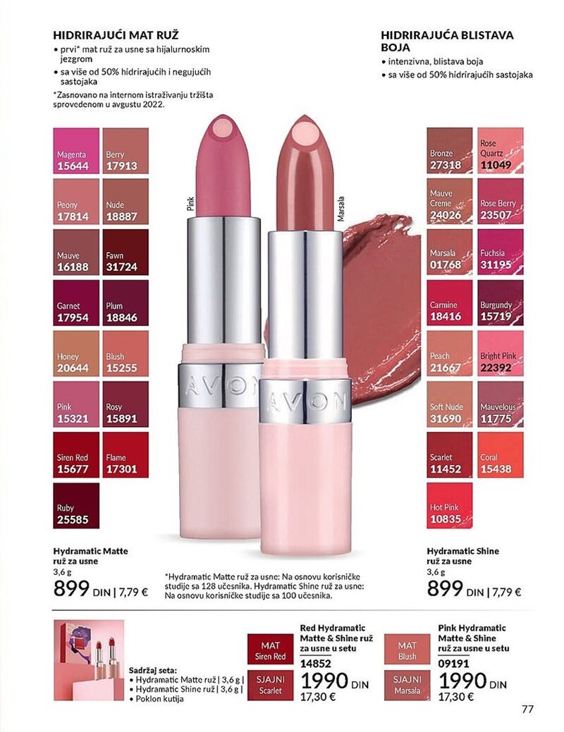 Avon katalog akcija