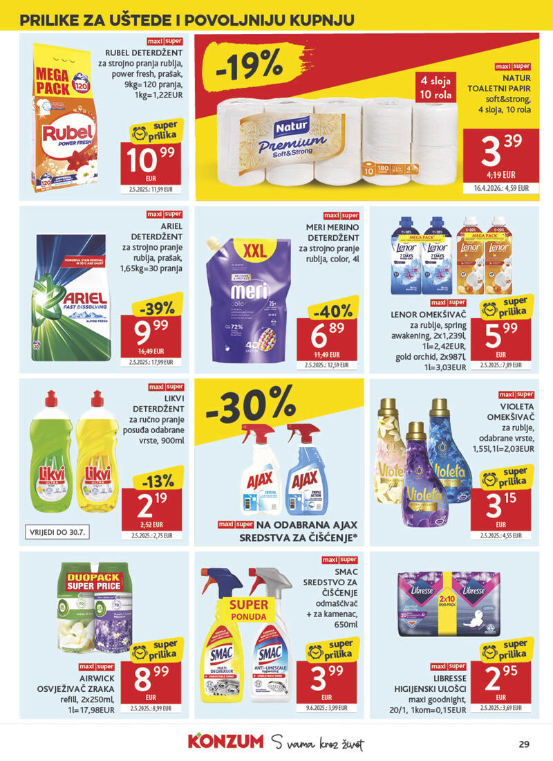 Konzum kataloška akcija