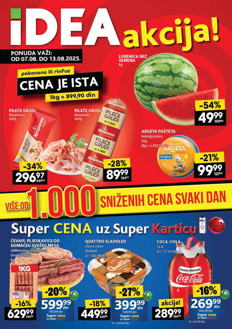 Idea katalog nedeljna akcija