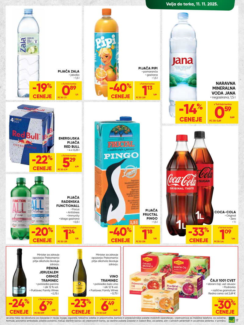 Tuš redni katalog