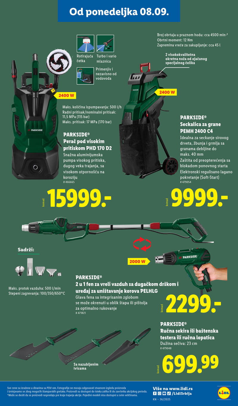 Lidl katalog akcija neprehrana