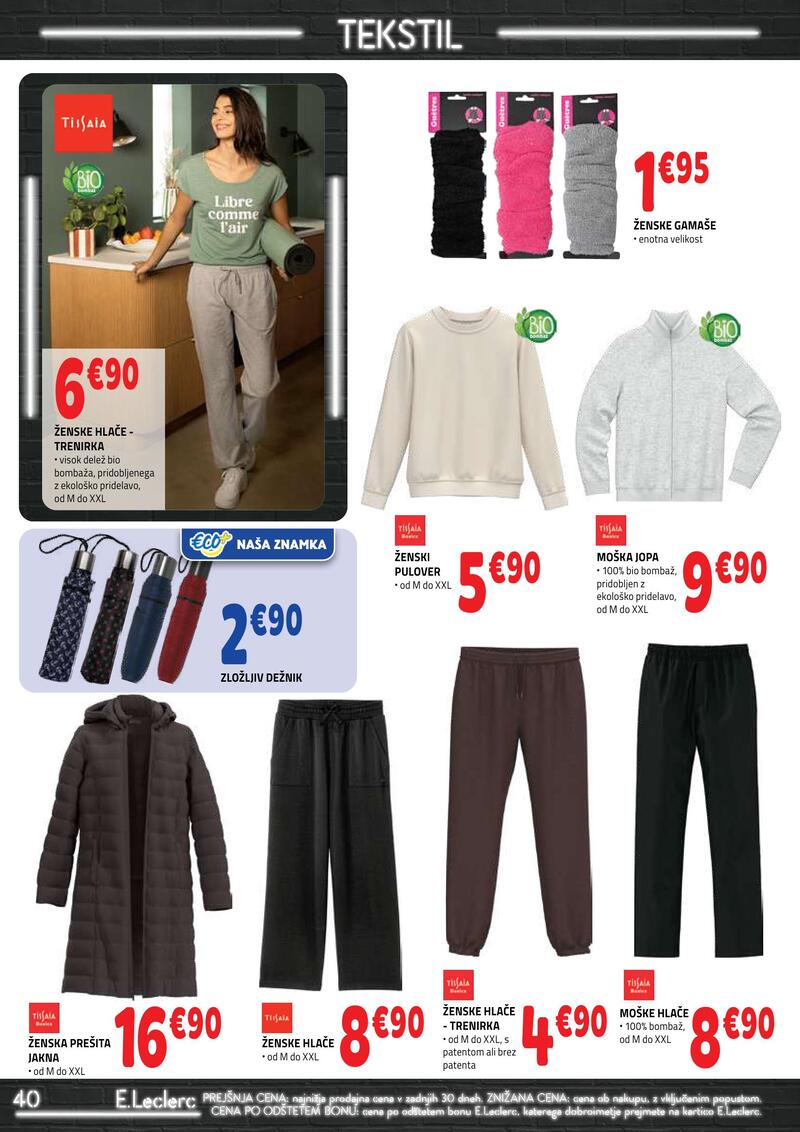 E.Leclerc katalog - Tekstil