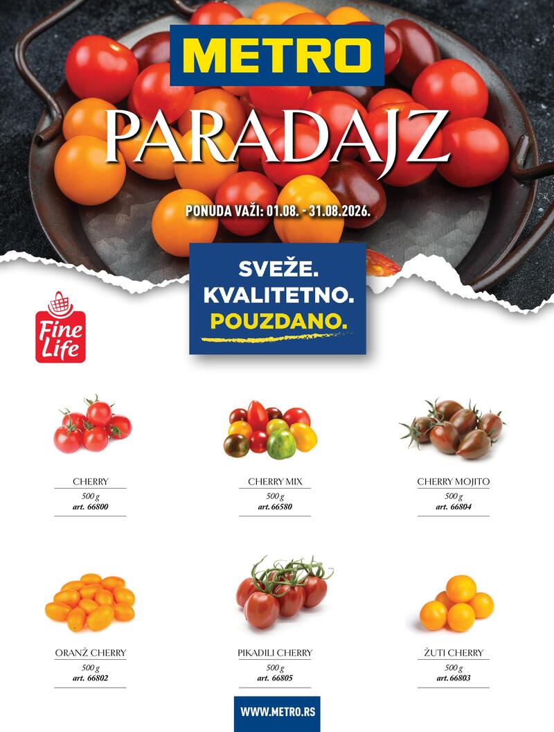 Metro katalog akcija Paradajz