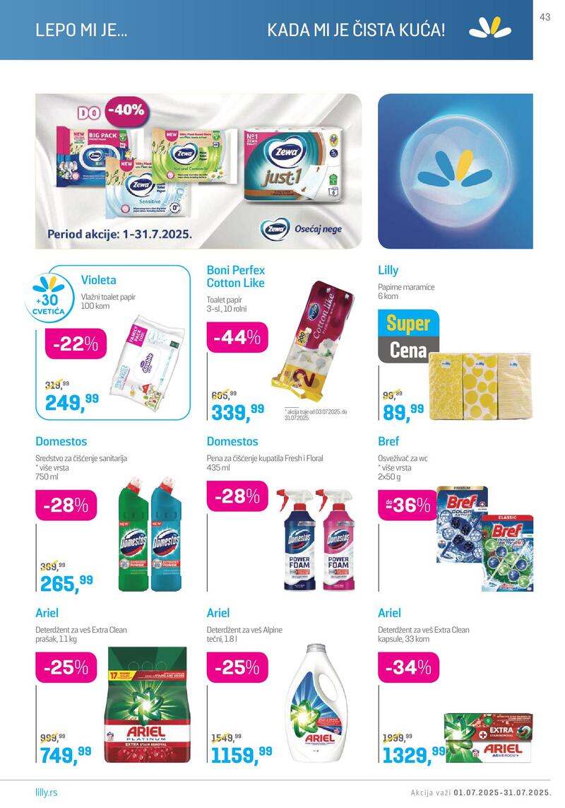 Lilly Drogerie katalog akcija