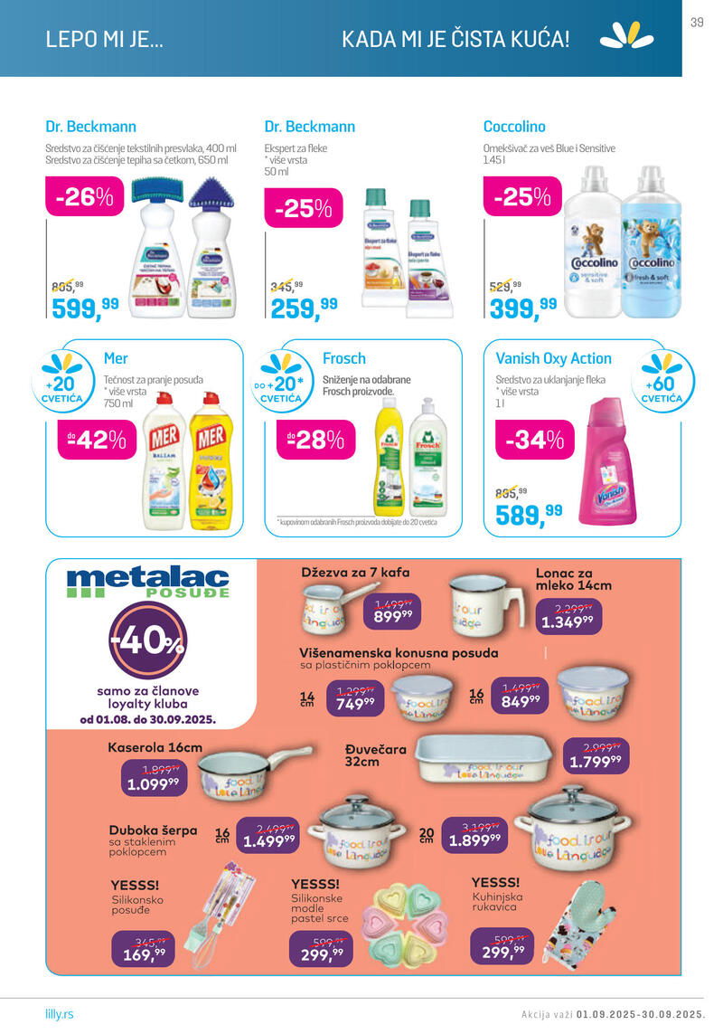 Lilly Drogerie katalog akcija