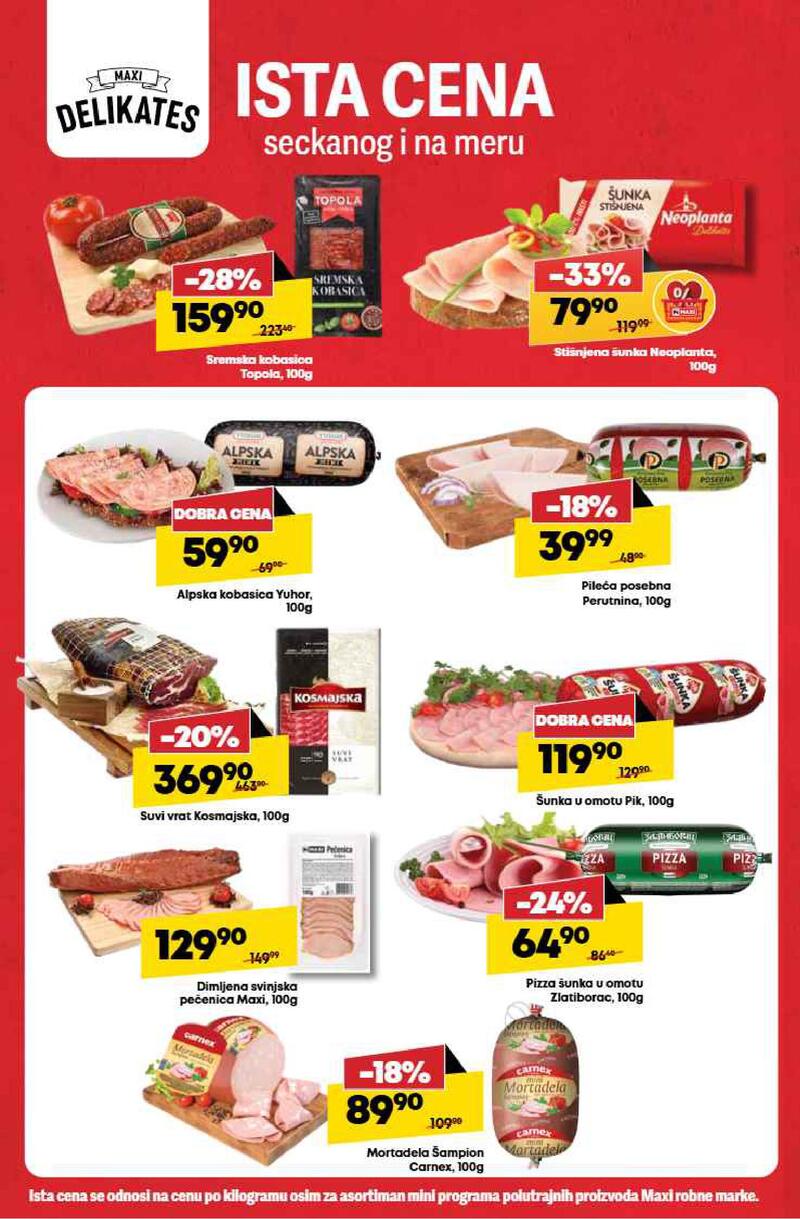Mega Maxi nedeljna akcija
