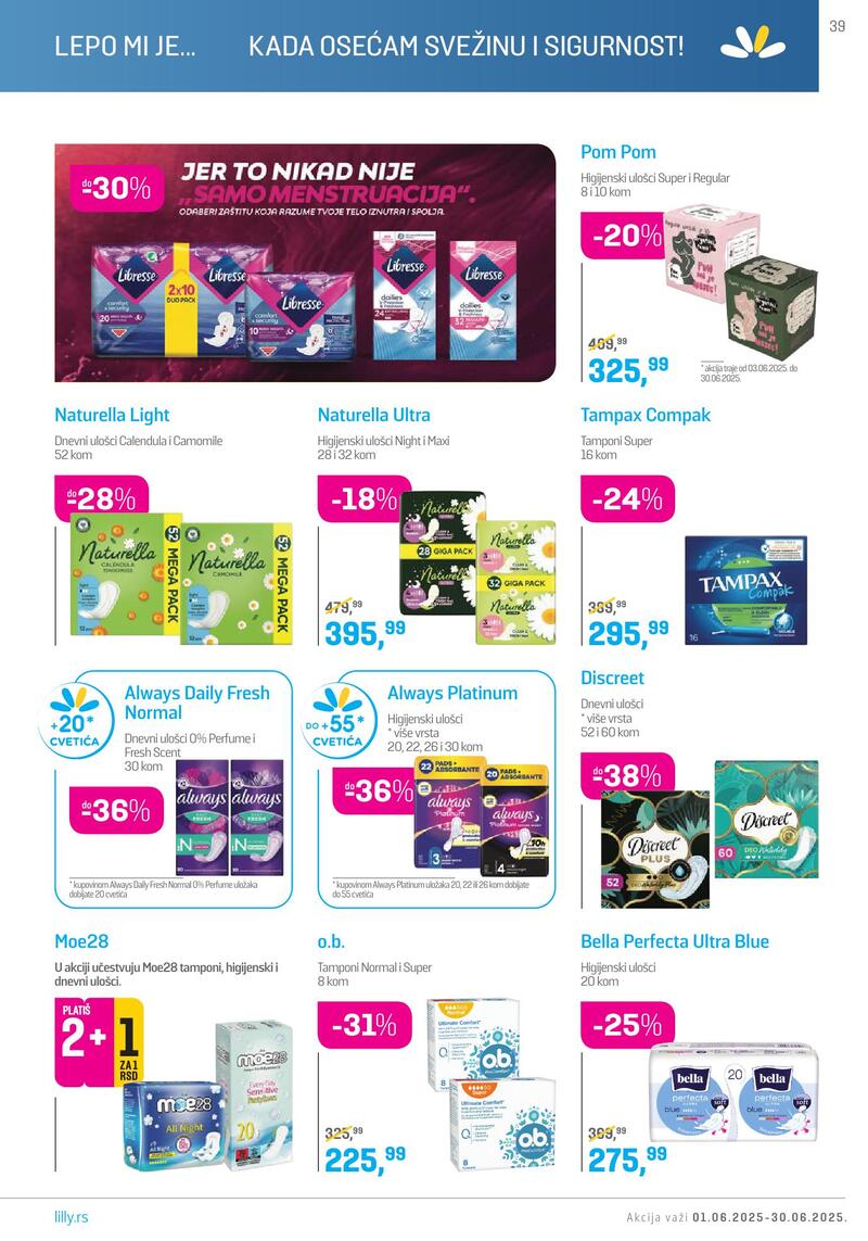 Lilly Drogerie katalog akcija