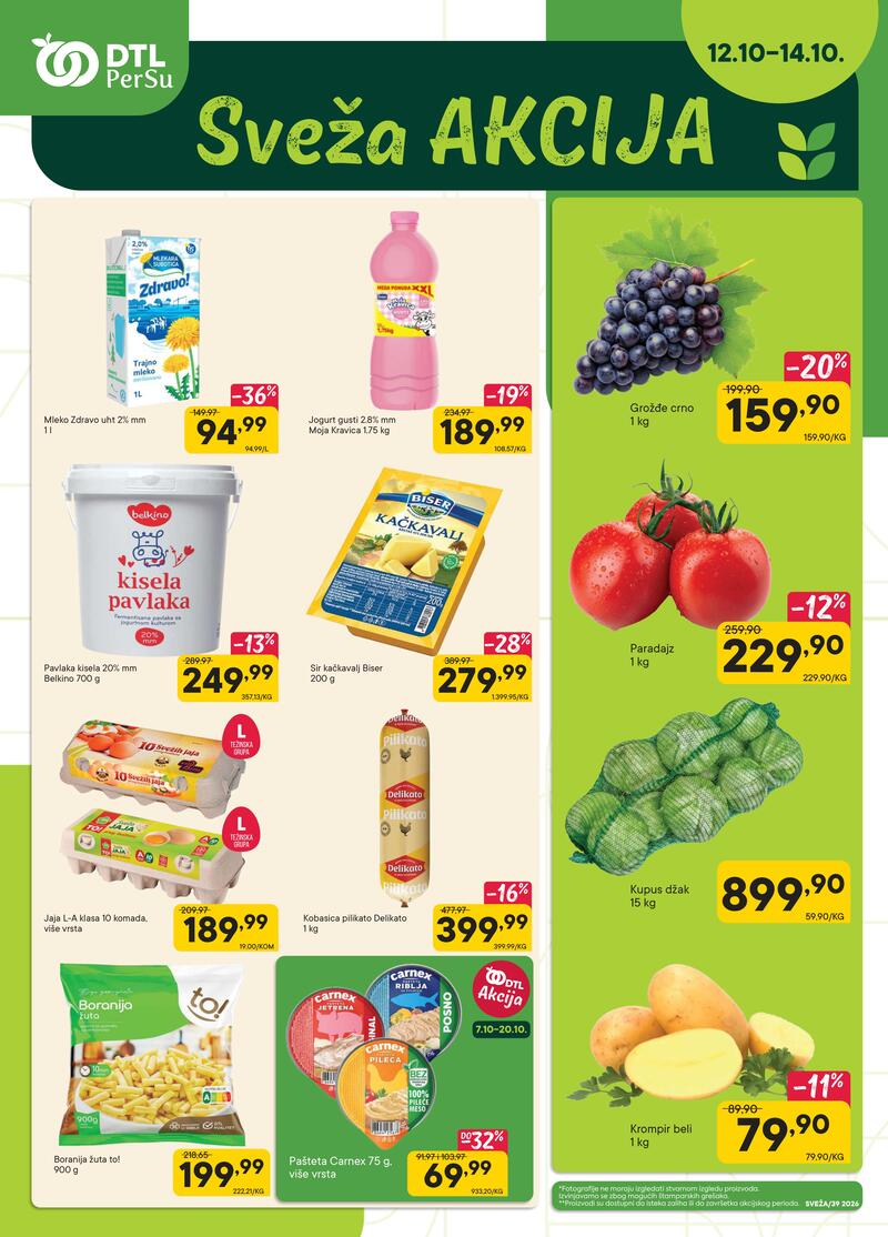PerSu katalog akcija Sveža akcija