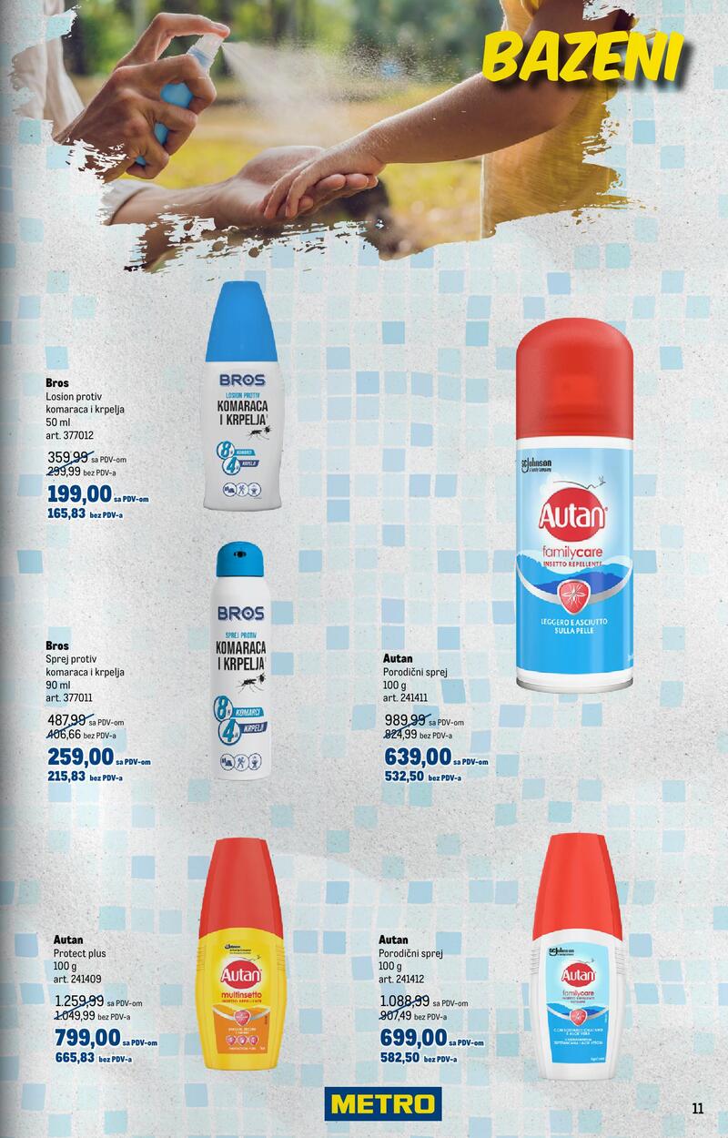 Metro katalog bazeni