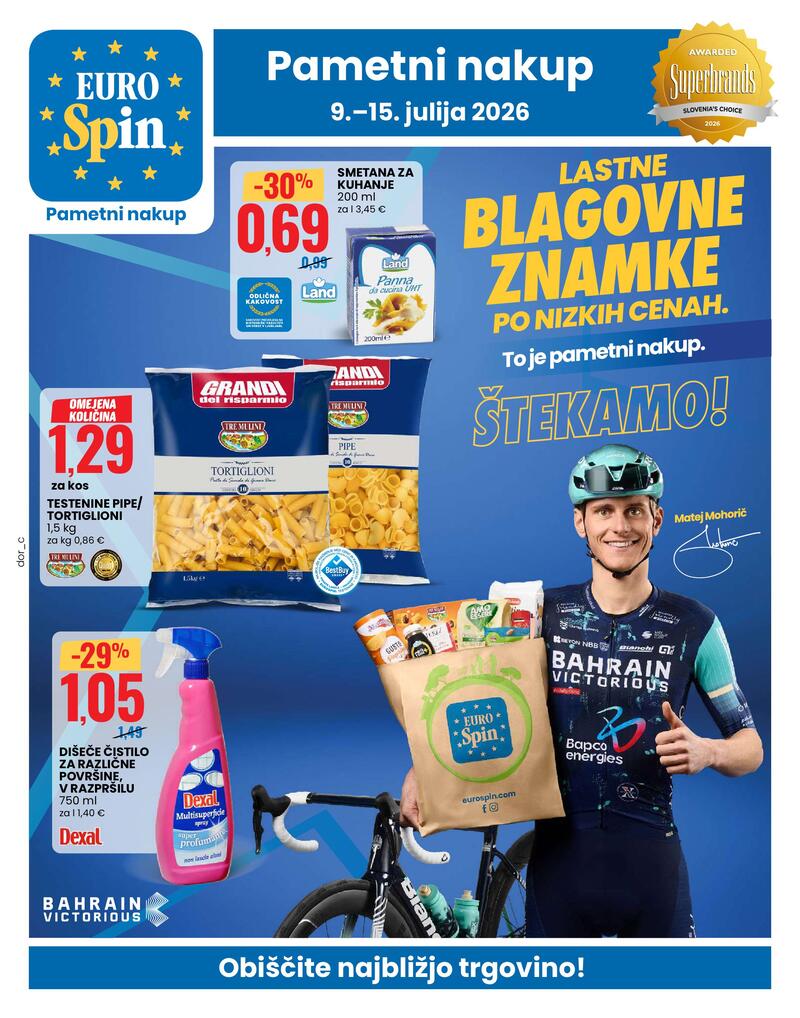 Eurospin katalog akcija Tedenski letak