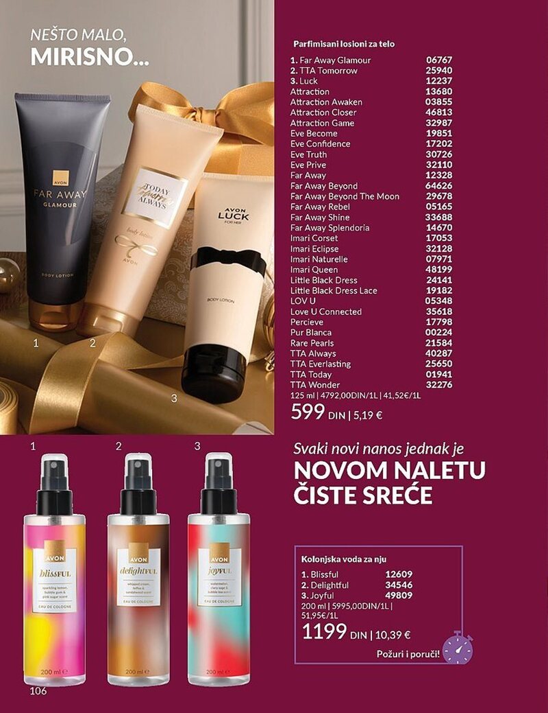 Avon katalog akcija