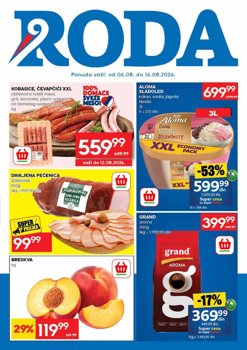 Roda katalog nedeljna akcija