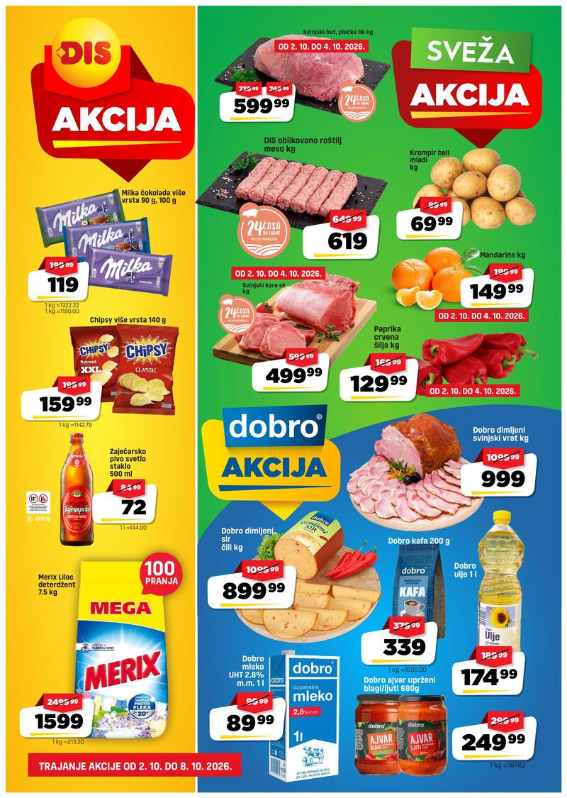 DIS Market katalog - Nedeljna akcija