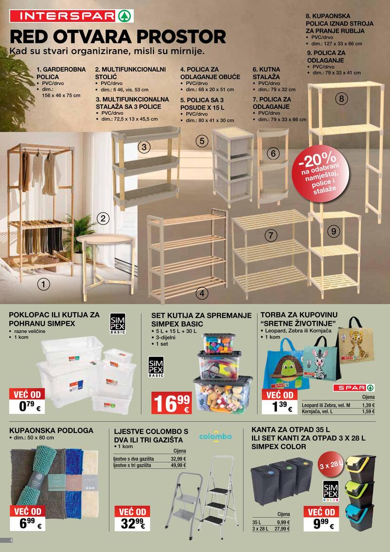 Spar katalog kućanstvo